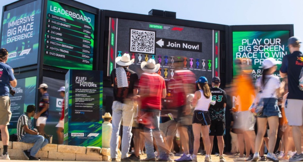 Creating High-Impact F1 Fanzones for Aramco