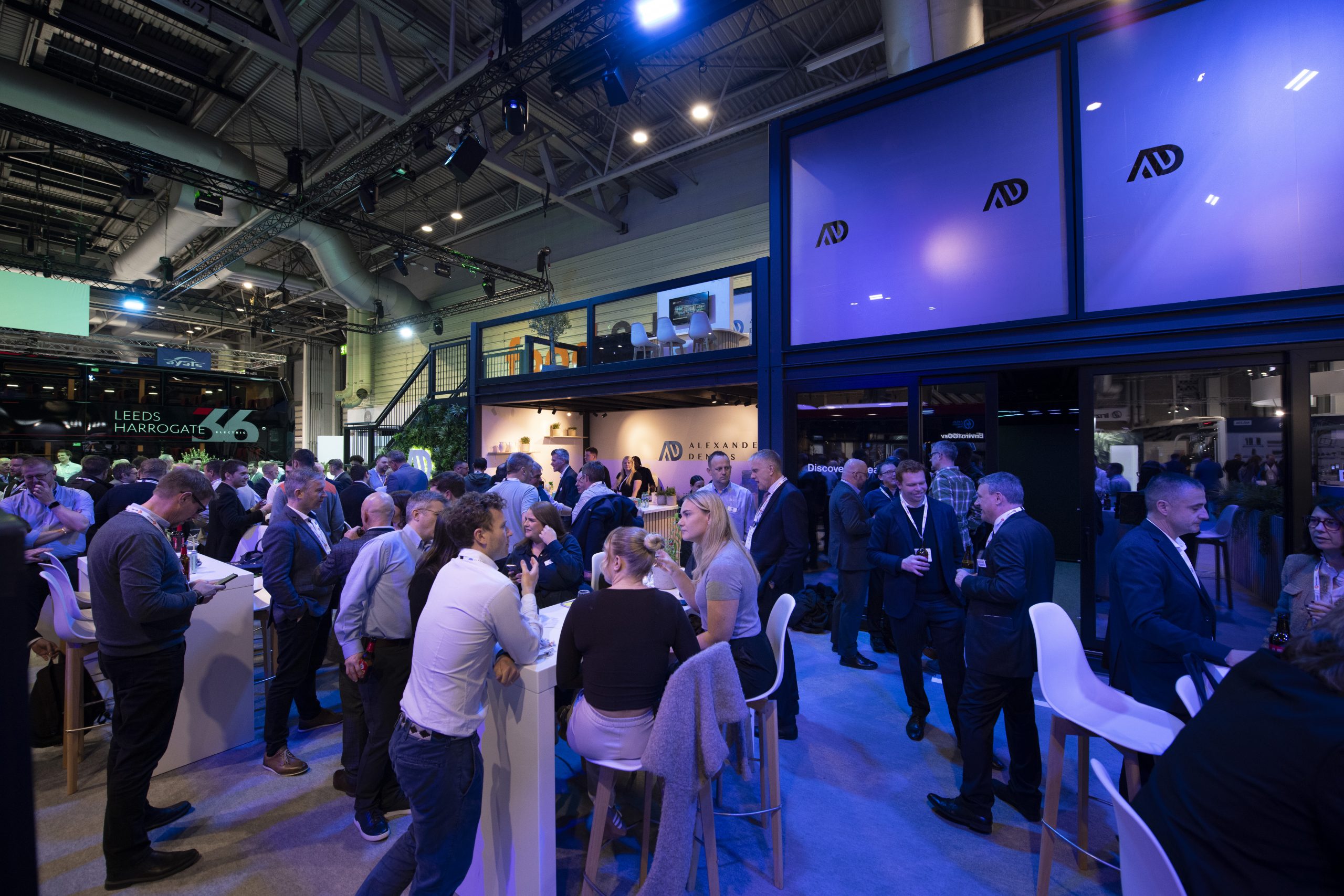 A Double-Deck Exhibition Stand at Eurobus