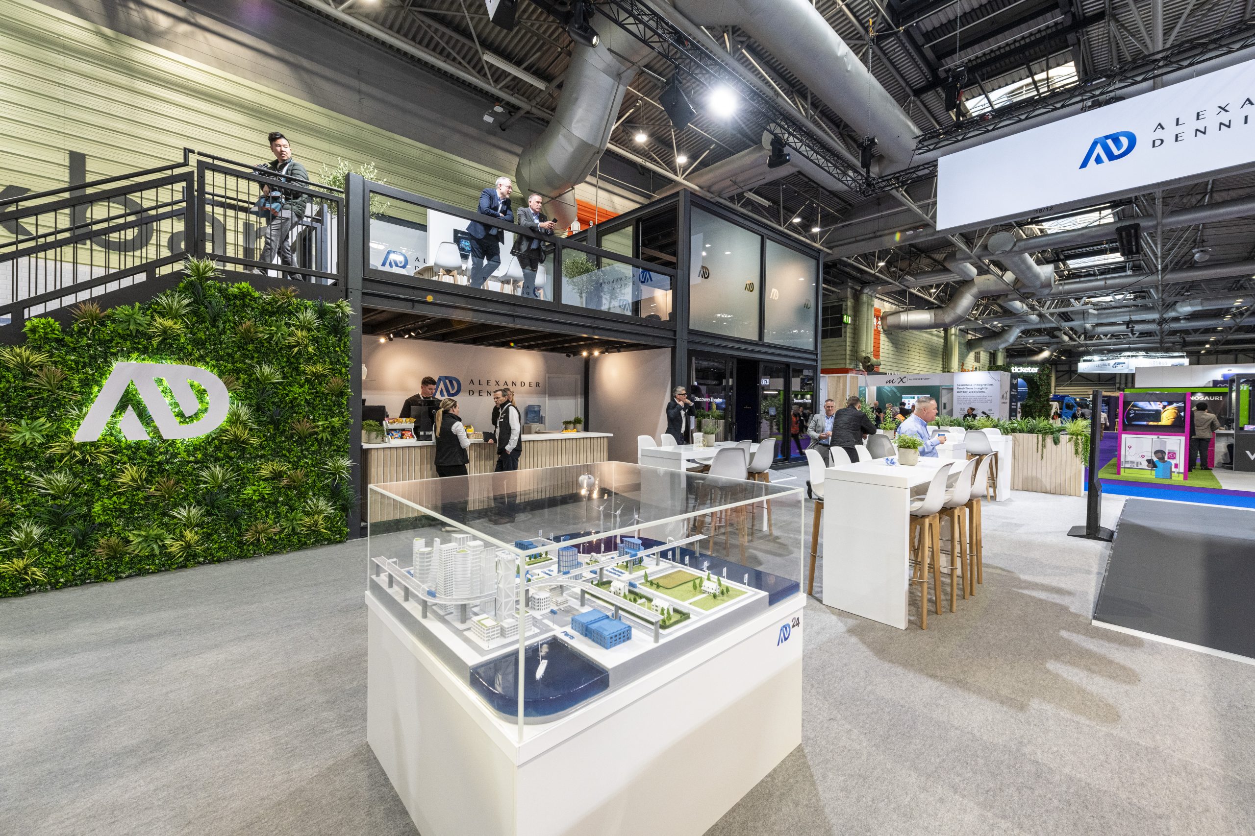 A Double-Deck Exhibition Stand at Eurobus